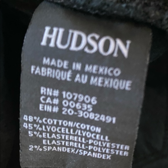 Hudson Black Krista Ankle Super Skinny Jeans - Picture 10 of 12